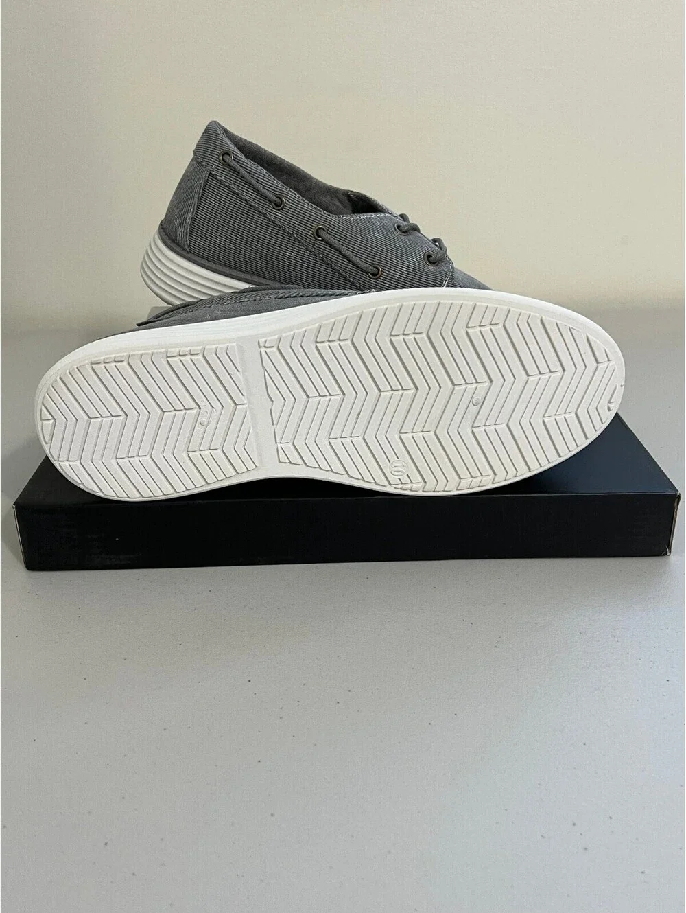 Akademiks Men's Knox Boat Shoes - Grey, Size, 10